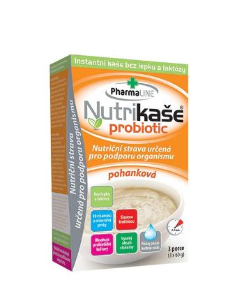 Nutrikaša probiotic - pohanková PHARMALINE 3x60 g