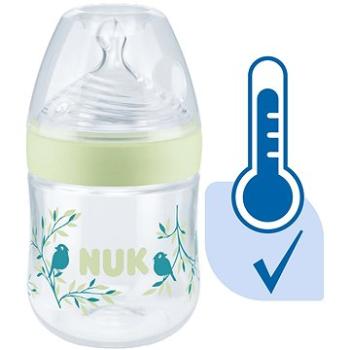 NUK Nature Sense dojčenská fľaša s kontrolou teploty 150 ml zelená