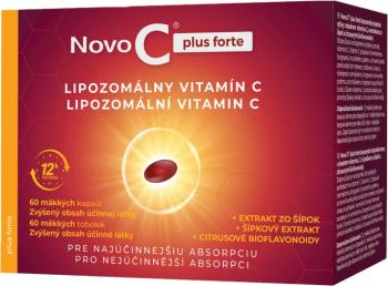 Novo C plus forte LIPOZOMÁLNY VITAMÍN C 60 mäkkých kapsúl