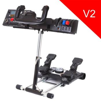 Wheel Stand Pro, DELUXE V2 stojan na joystick a pedály Saitek Pro Rudder, Pro Flight Yoke System