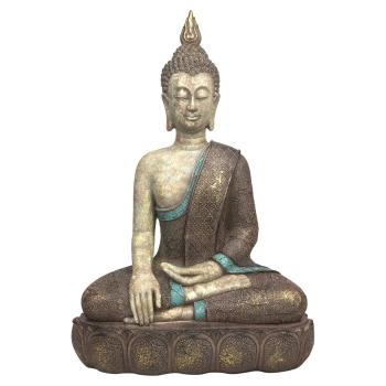 Signes Grimalt  Obrázok Buddha Sedí  Sochy Šedá