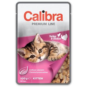 Calibra Cat  kapsička Premium Kitten Turkey & Chicken 100 g (8594062084792)