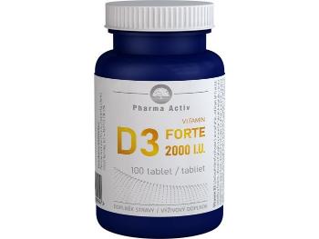Pharma Activ Vitamin D3 FORTE 2000 I.U. 100 tabliet