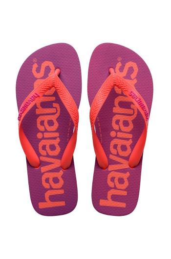 Žabky Havaianas TOP LOGOMANIA fialová farba, 4145741.1256