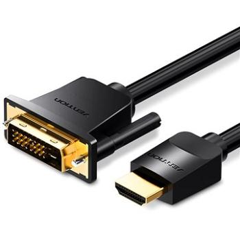 Vention HDMI to DVI Cable 1 m Black (ABFBF)