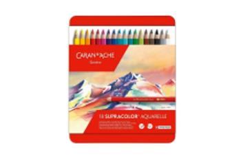 Caran d'Ache 3888.318 Supracolor umelecké akvarelové pastelky 18 ks