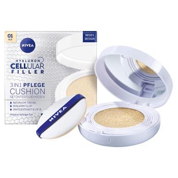 Nivea Ošetrujúci tónovací krém v hubičke 3 v 1 Hyaluron Cellular Filler 15 g 02 Medium