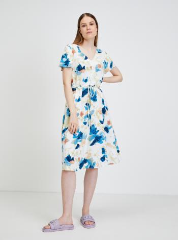 Letné a plážové šaty pre ženy Tom Tailor - modrá, biela