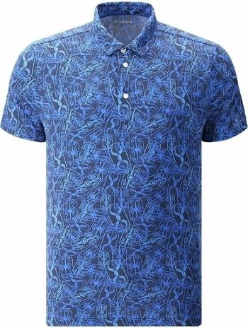 Chervo Mens Anyone Polo Blue Pattern 52