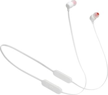 JBL Tune 125 BT Bluetooth športové štupľové slúchadlá do uší nákrčník biela