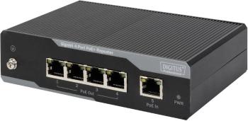 Digitus DN-95125 priemyselný ethernetový extender 10 / 100 / 1000 MBit/s IEEE 802.3af (12.95 W), IEEE 802.3at (25.5 W)