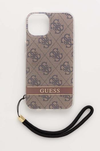 Puzdro na mobil Guess iPhone 14 6,1" hnedá farba