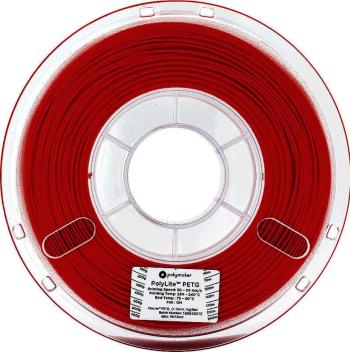 Polymaker 70644  vlákno pre 3D tlačiarne PETG plast  2.85 mm 1 kg červená PolyLite 1 ks