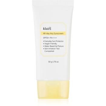 Klairs All-day Airy Sunscreen ľahký ochranný gélový krém SPF 50+ 50 g