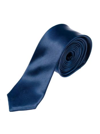 Tmavomodrá pánska elegantná kravata BOLF K001