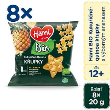 Hami Bio quinoa chrumky s ananásom 8× 20 g, 12+ (8590340173585)