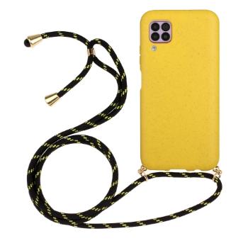 ROPE Kryt so šnúrkou Huawei P40 Lite žltý