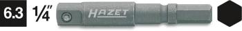 Hazet  8508S-1 spojovací nástavec    Typ zakončenia 1/4" (6,3 mm) 50 mm 1 ks