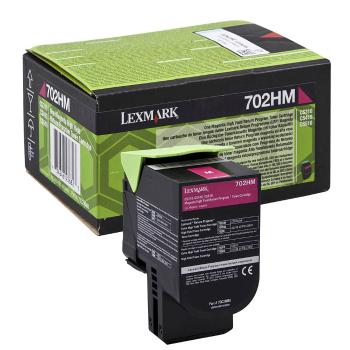 Lexmark 70C2HME, magenta, 3000 str., originálny toner