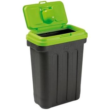 Maelson Box na granule na 15 kg krmiva – čierno-zelený – 41 × 25 × 56 cm (4260195040496)