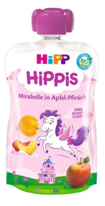 HiPP HiPPis BIO Kapsička jablko, broskyňa a mirabelka 100 g