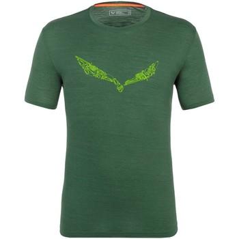 Salewa  Tričká a polokošele Pure Hardware Merino Men's T-Shirt 28384-5320  Zelená