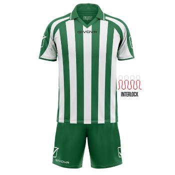 KIT SUPPORTER MC BIANCO/VERDE Tg. L