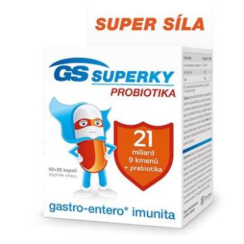 GS Superky probiotiká cps. 60 + 20 (3853257)