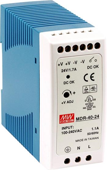 Sieťový zdroj na DIN lištu Mean Well MDR-40-5 5 V / DC 6 A 30 W 1 x