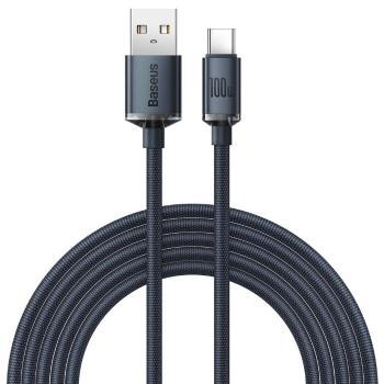 Baseus dátový kábel USB – USB-C 100W - 2m - Čierna KP25165