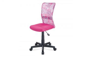 Detská kancelárska stolička KA-2325 Autronic Ružová