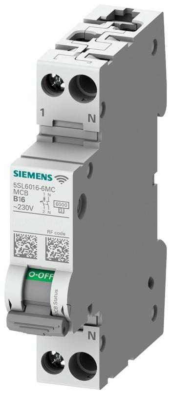 Siemens 5SL60166MC 5SL6016-6MC elektrický istič    2-pólový 16 A