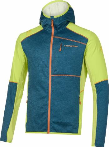 La Sportiva Outdoorová mikina Existence Hoody M Storm Blue/Lime Punch L