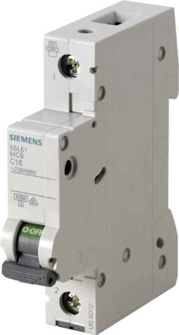 Siemens 5SL6116-7  elektrický istič    1-pólový 16 A  230 V, 400 V