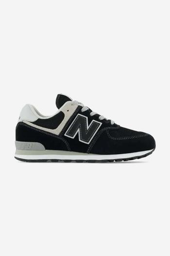 Detské tenisky New Balance GC574EVB čierna farba