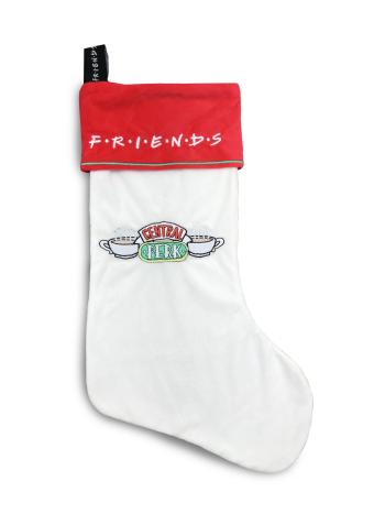 Groovy Vianočná čižma Friends - Central Perk biela