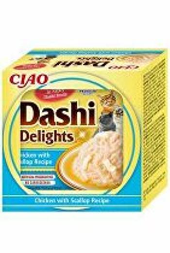 Churu Cat CIAO Dashi kuracie mäso s mušľami 70g + Množstevná zľava 3 + 1 zadarmo