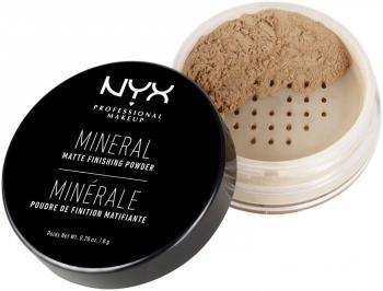 NYX PROFESSIONAL MAKEUP Mineral Finishing Powder minerálny púder - Medium/Dark 8 g