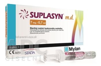 SUPLASYN m.d. sterilný roztok hyaluronátu sodného 7 mg/0,7 ml, 1x0,7 ml