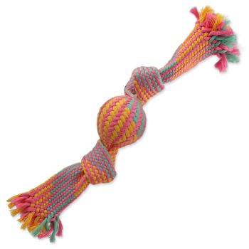 Přetahovadlo DOG FANTASY míč barevné vzor č.1 - 2 knoty 33 cm