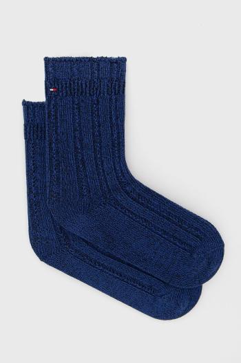 Ponožky Tommy Hilfiger dámske, tmavomodrá farba