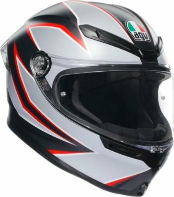 AGV K6 S Matt Black/Grey/Red L Prilba