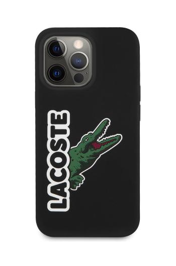 Puzdro na mobil Lacoste Iphone 13 Pro / 13 6,1" čierna farba