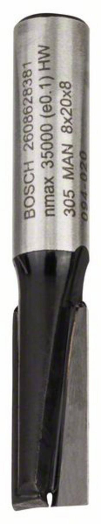 Bosch Accessories 2608628381 drážkovacia fréza tvrdokov   Dĺžka 51 mm Vonkajší Ø 8 mm  Ø hriadeľa 8 mm