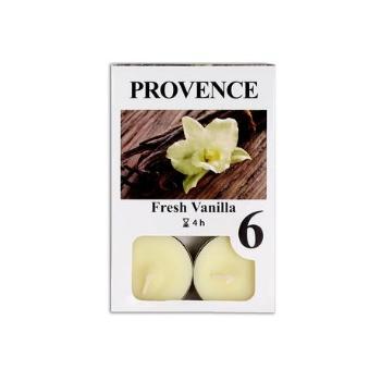 Provence Čajová sviečka PROVENCE 6ks vanilka