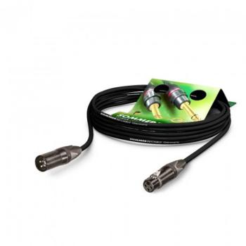 Hicon SG0Q-5000-SW XLR prepojovací kábel [1x XLR zásuvka 3pólová - 1x XLR zástrčka 3pólová] 50.00 m čierna