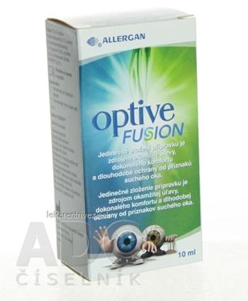 Optive FUSION očný roztok zvlhčenie oka 1x10 ml