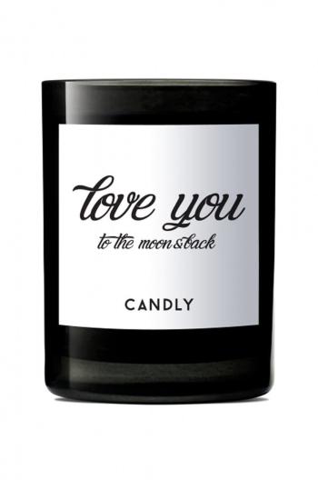 Candly - Voňavá sójová sviečka Love you to the moon and back 250 g