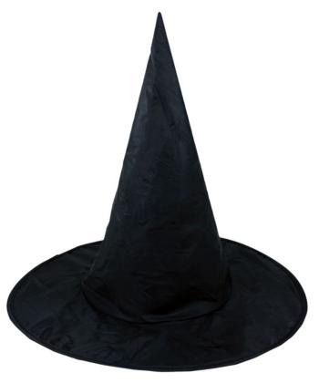 Čierny čarodejnícky klobúk pre dospelých - RAPPA