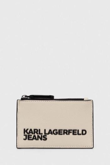 Kľúčenka Karl Lagerfeld Jeans béžová farba, 245J3203